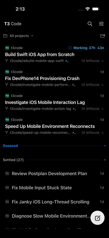 Previous SwiftUI home