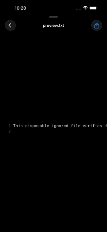 Short file centered vertically